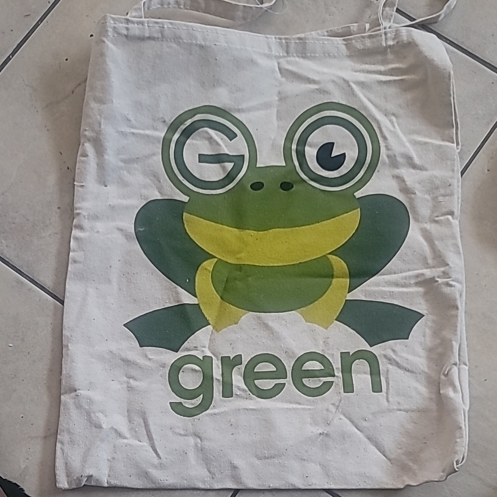 Frog Tote Shopping Bags SZ M